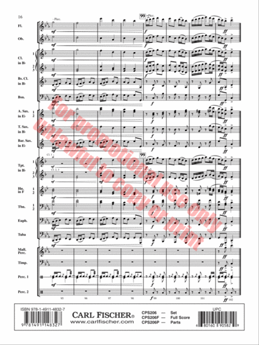 Dorian Dialogue Dorian Dialogue Concert Band scores gallery preview page 17