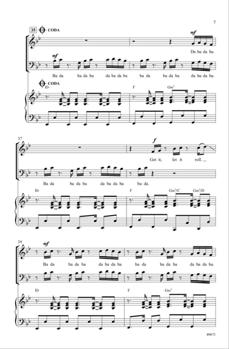 Butter Butter Choir scores gallery preview page 6
