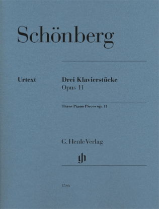 Book cover for Three Piano Pieces, Op. 11