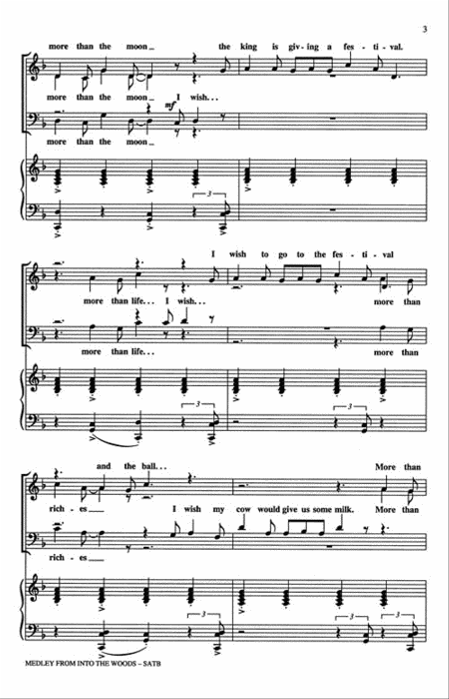 Into the Woods 4-Part scores gallery preview page 3