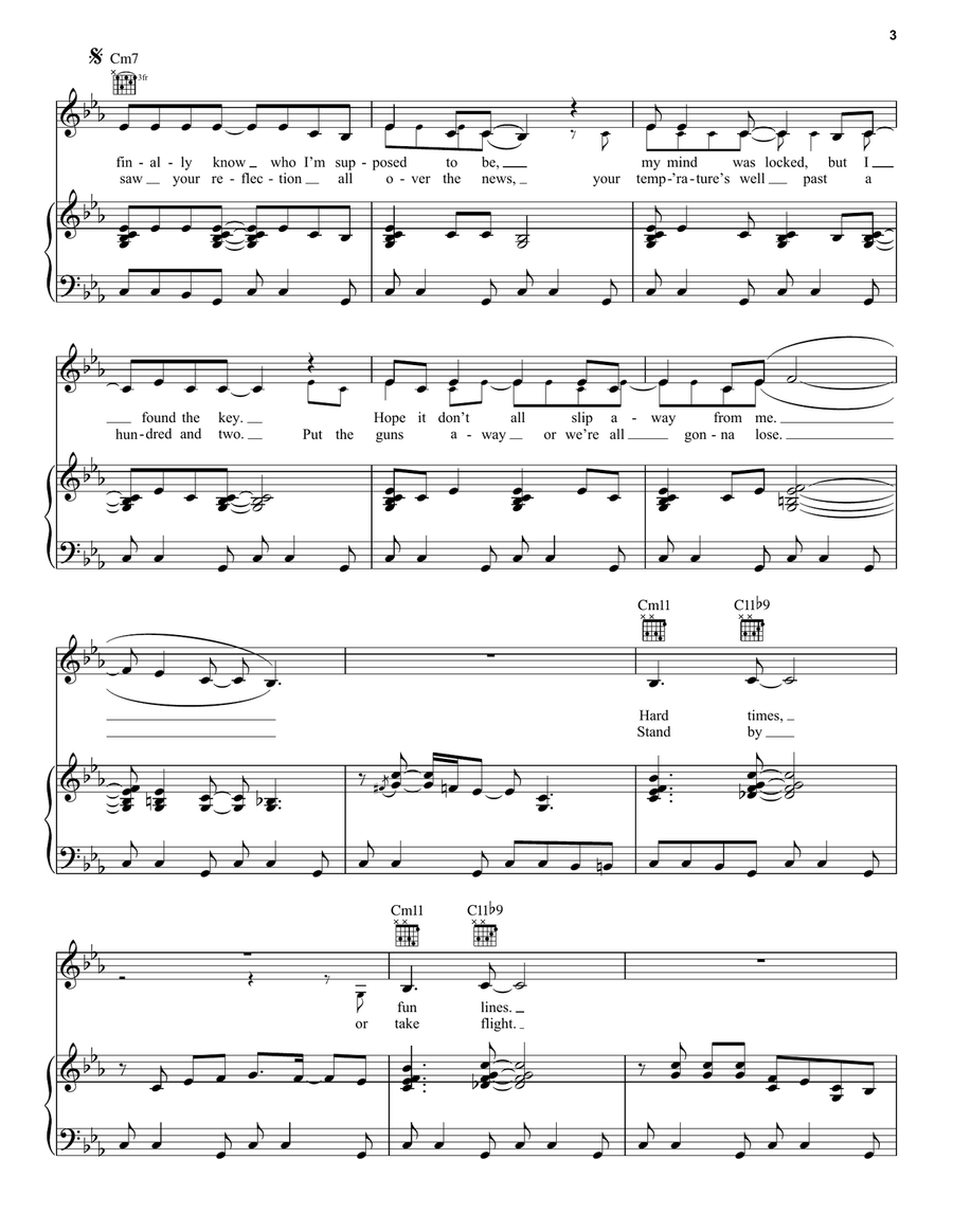 Flipside Piano, Vocal, Guitar scores gallery preview page 3