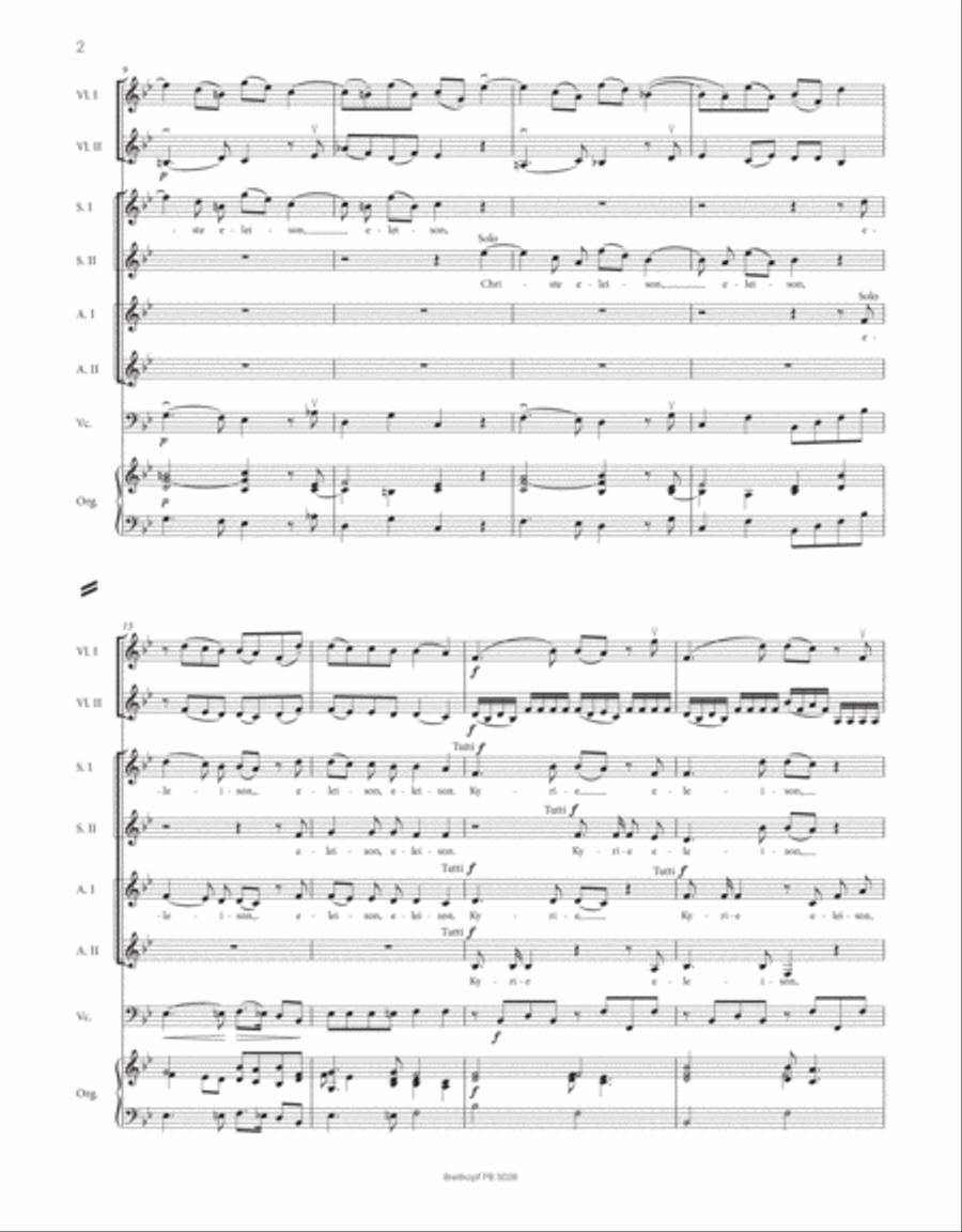 Missa brevis in B K. 275 (272b)