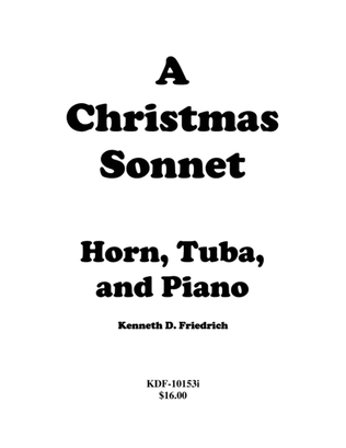 Book cover for A Christmas Sonnet - Duet and Piano