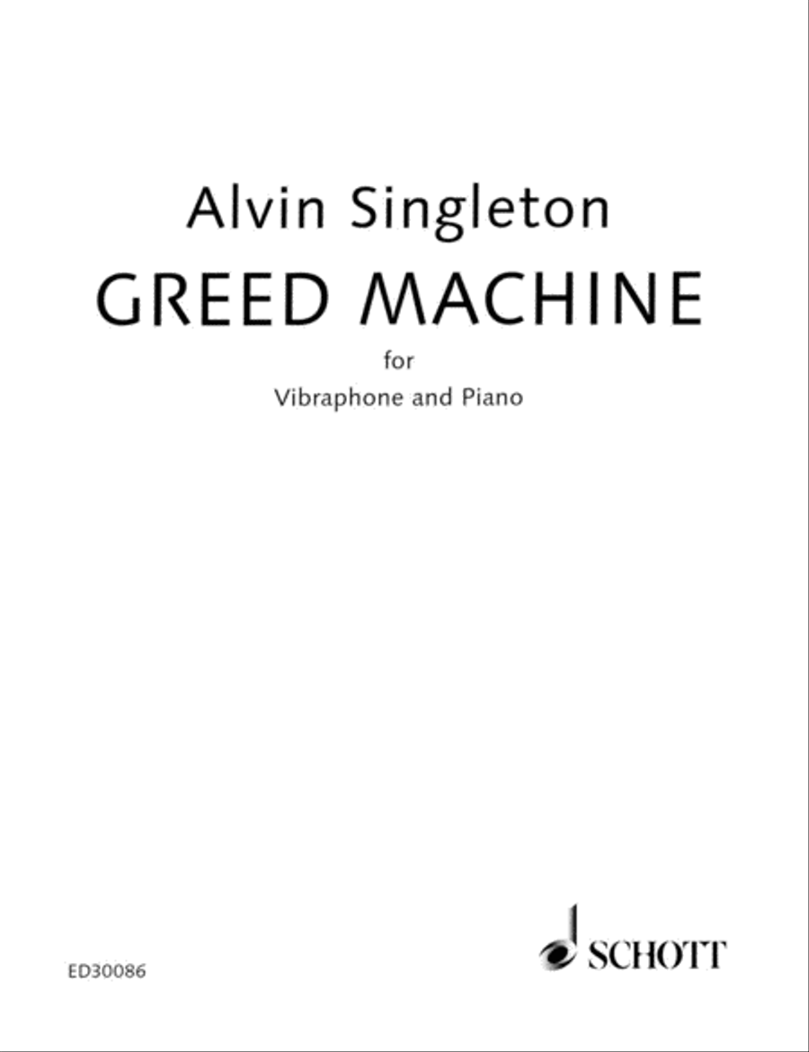 Greed Machine Piano Accompaniment scores gallery preview page 1