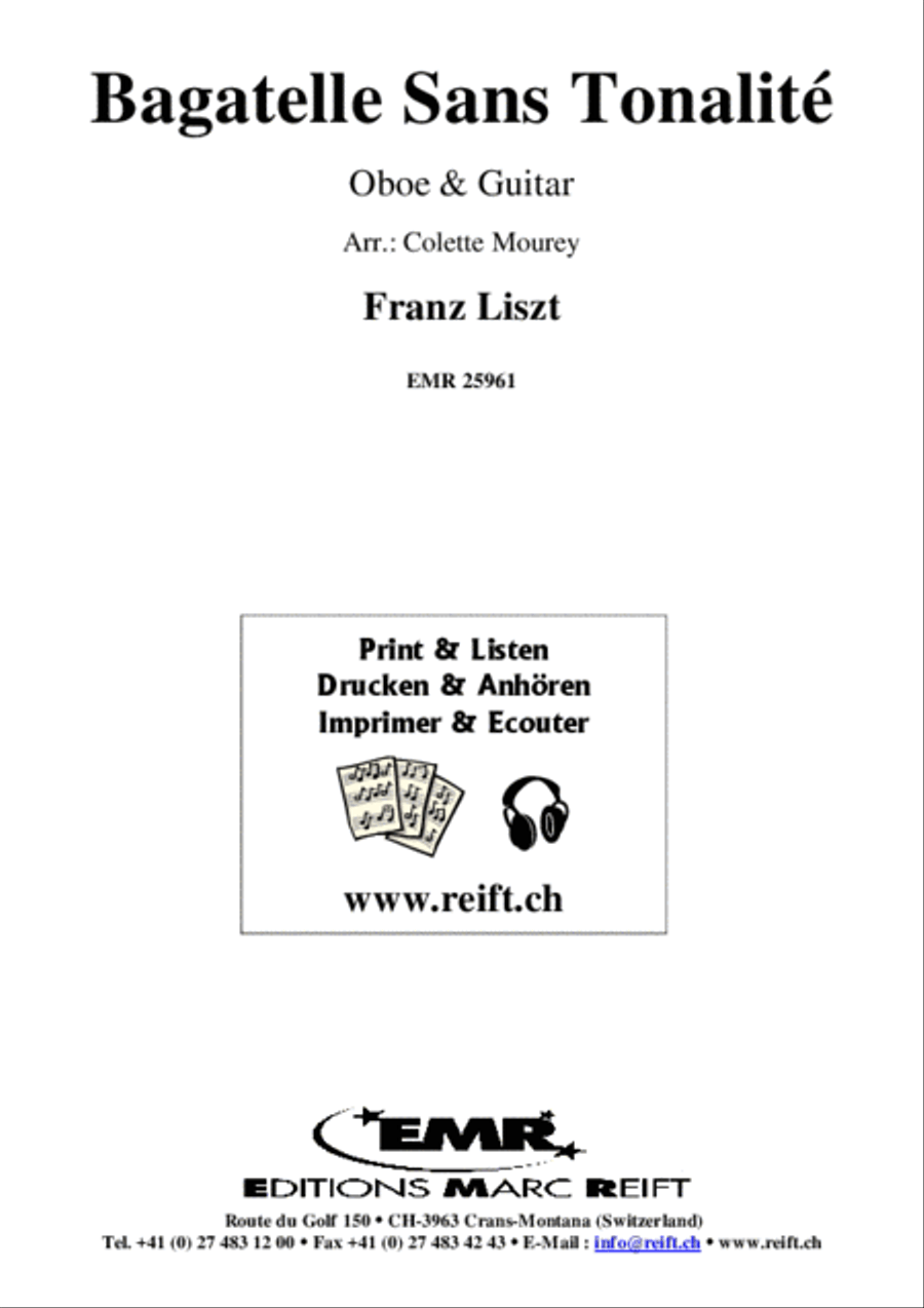 Bagatelle Sans Tonalite Oboe scores gallery preview page 2