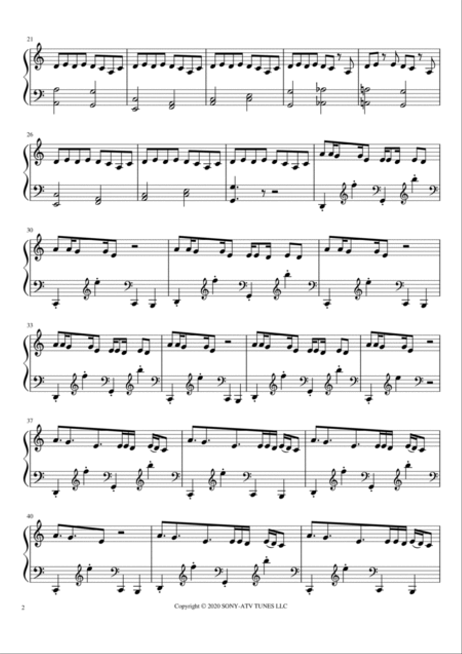 Life Goes On Life Goes On Piano Solo scores gallery preview page 2