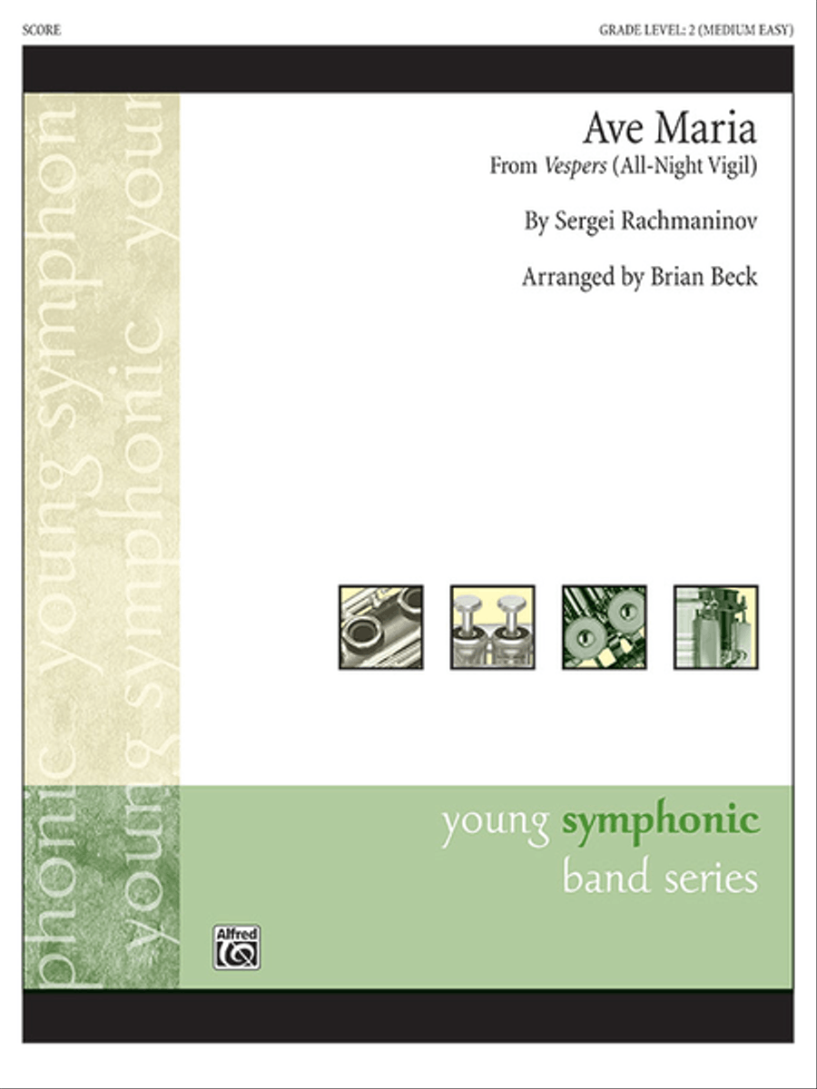 Ave Maria Concert Band scores gallery preview page 1