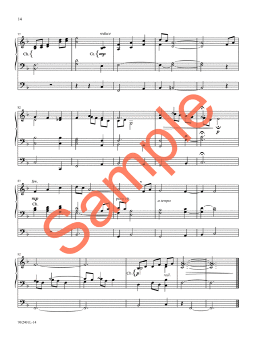 A Circle of Seasons Organ Solo scores gallery preview page 13