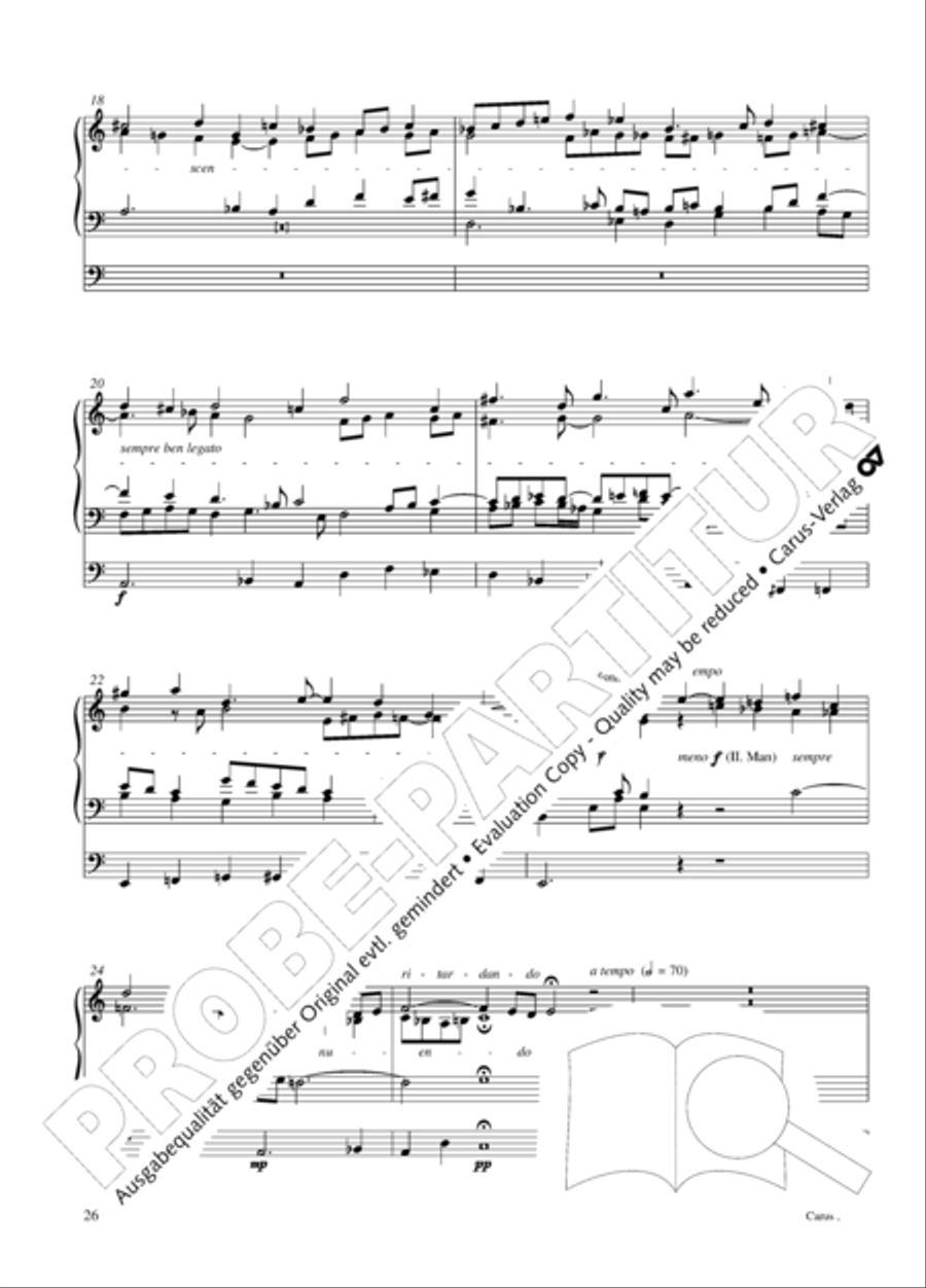 12 Stucke, Op. 59 Heft 2 12 Stucke, Op. 59 Heft 2 Organ Solo scores gallery preview page 26