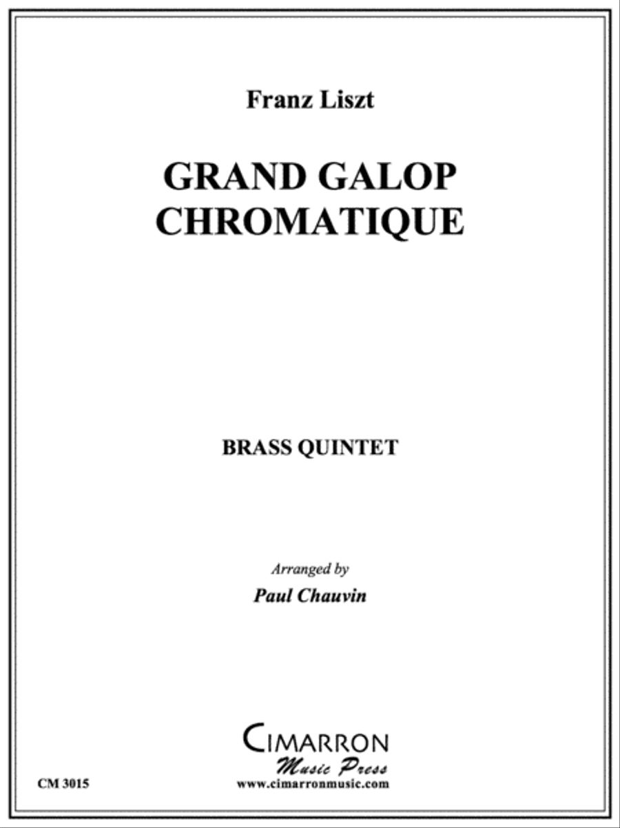 Grand Galop Chromatique Grand Galop Chromatique Brass Quintet scores gallery preview page 1