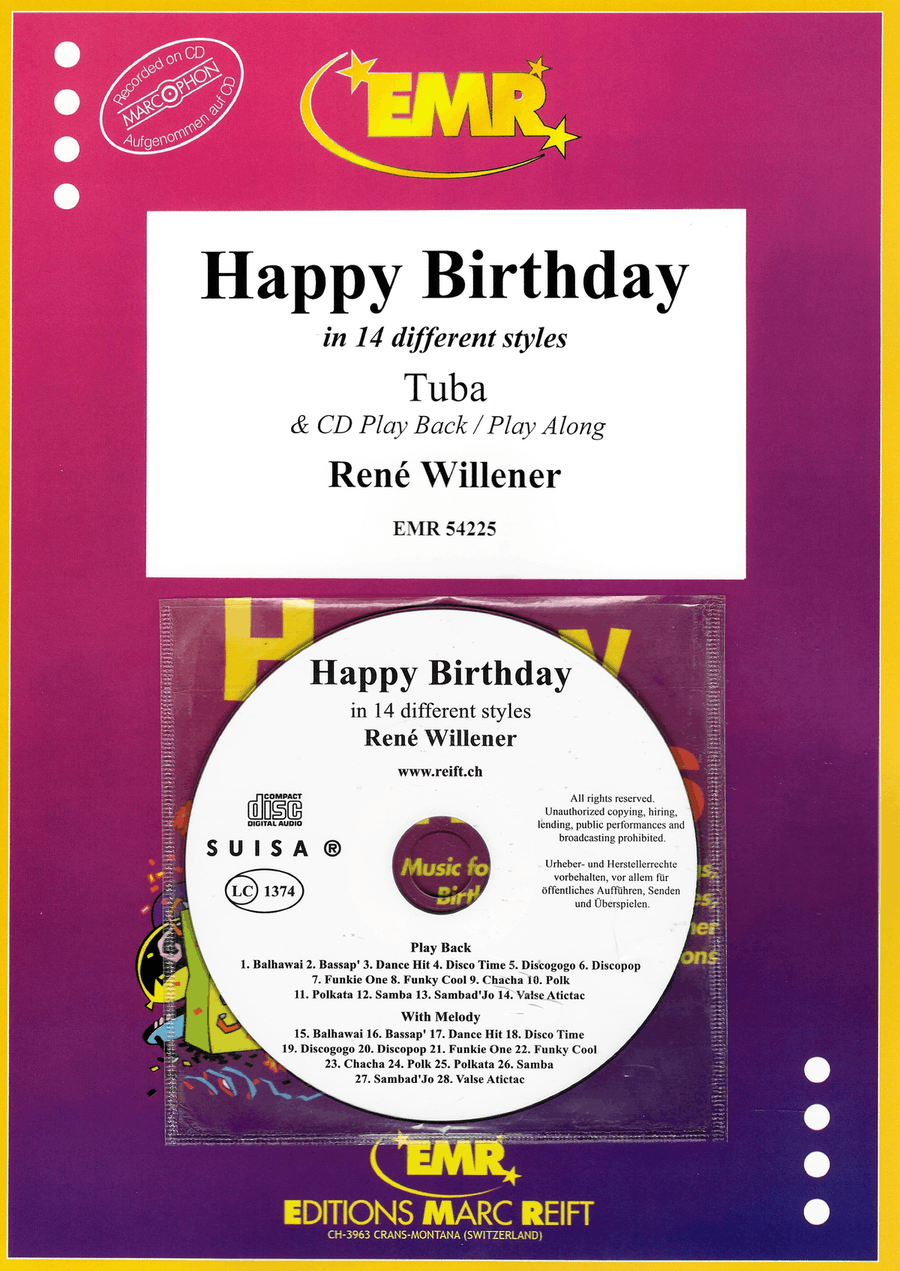 Happy Birthday Tuba - Sheet Music