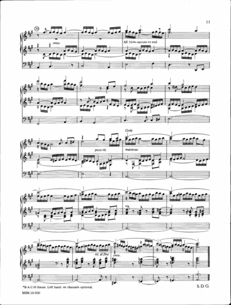 Passacaglia Passacaglia Organ scores gallery preview page 5