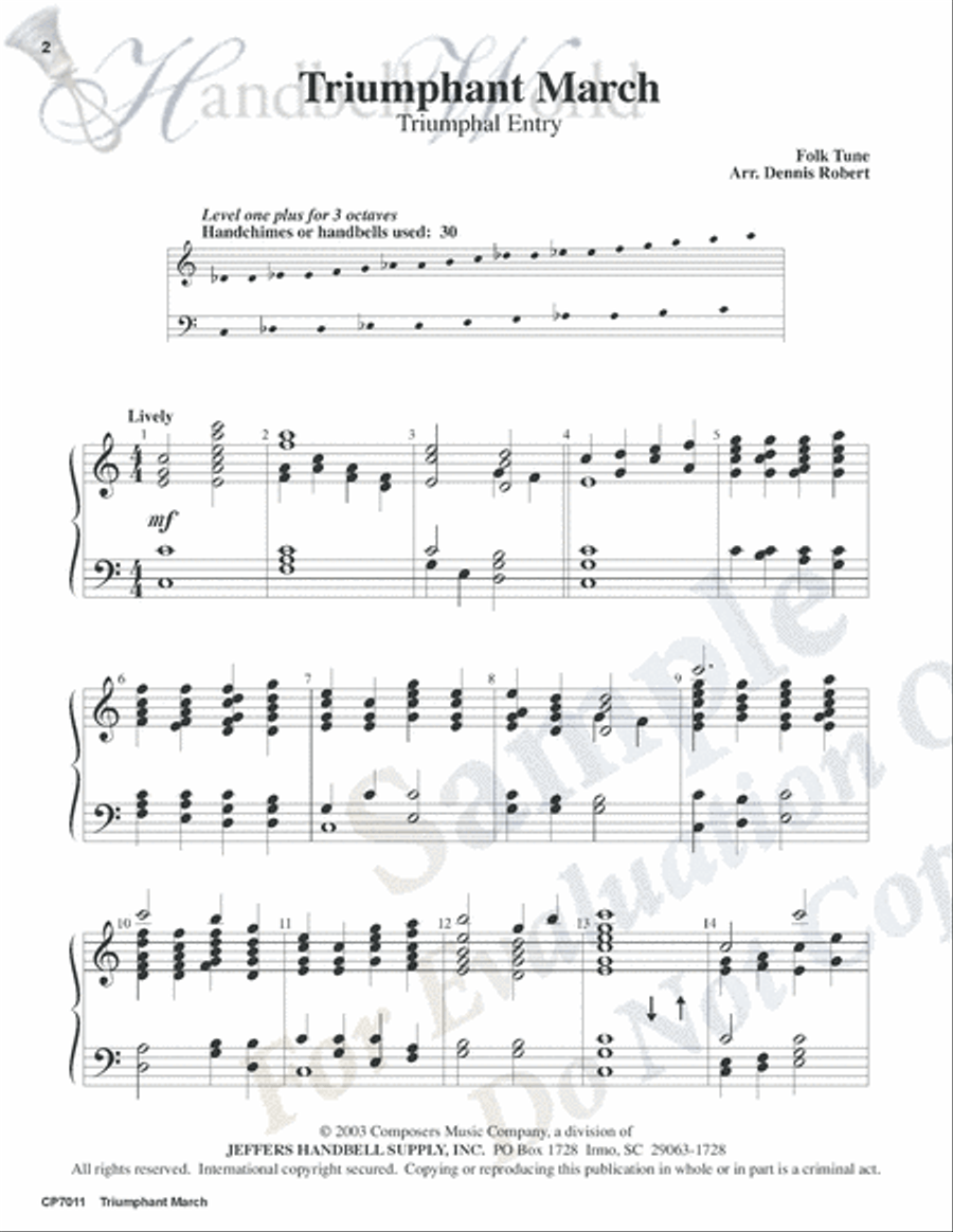 Triumphant March Triumphant March 3-Octaves scores gallery preview page 2