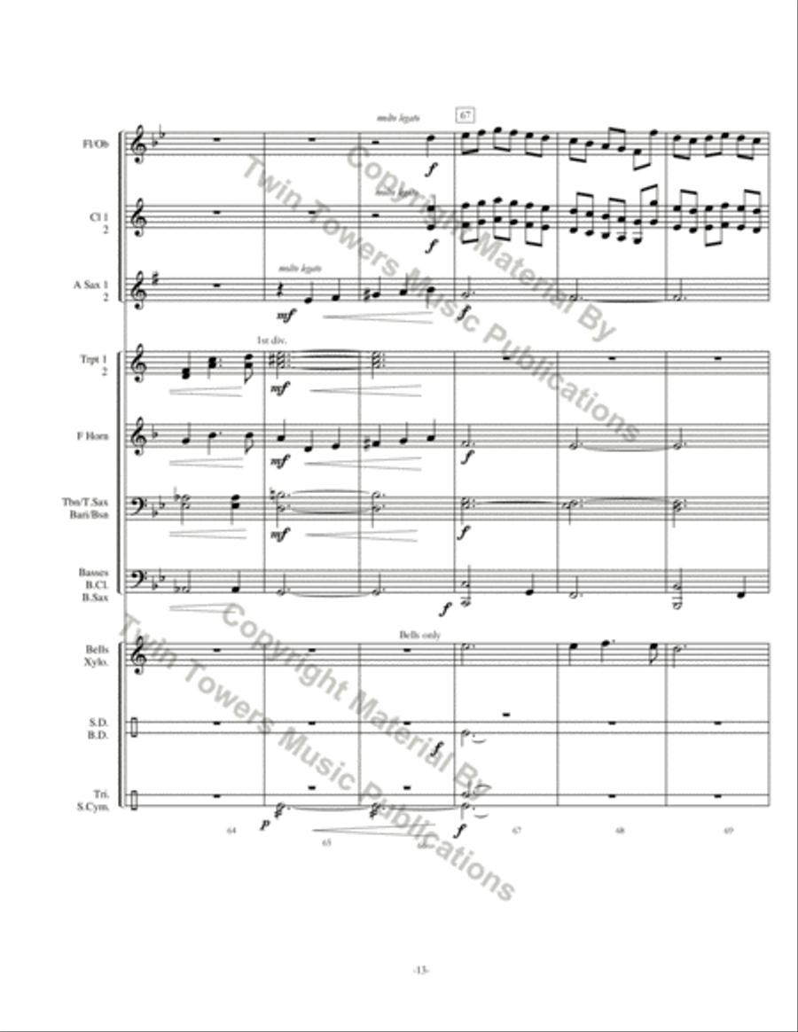 Rondo Concert Band scores gallery preview page 14