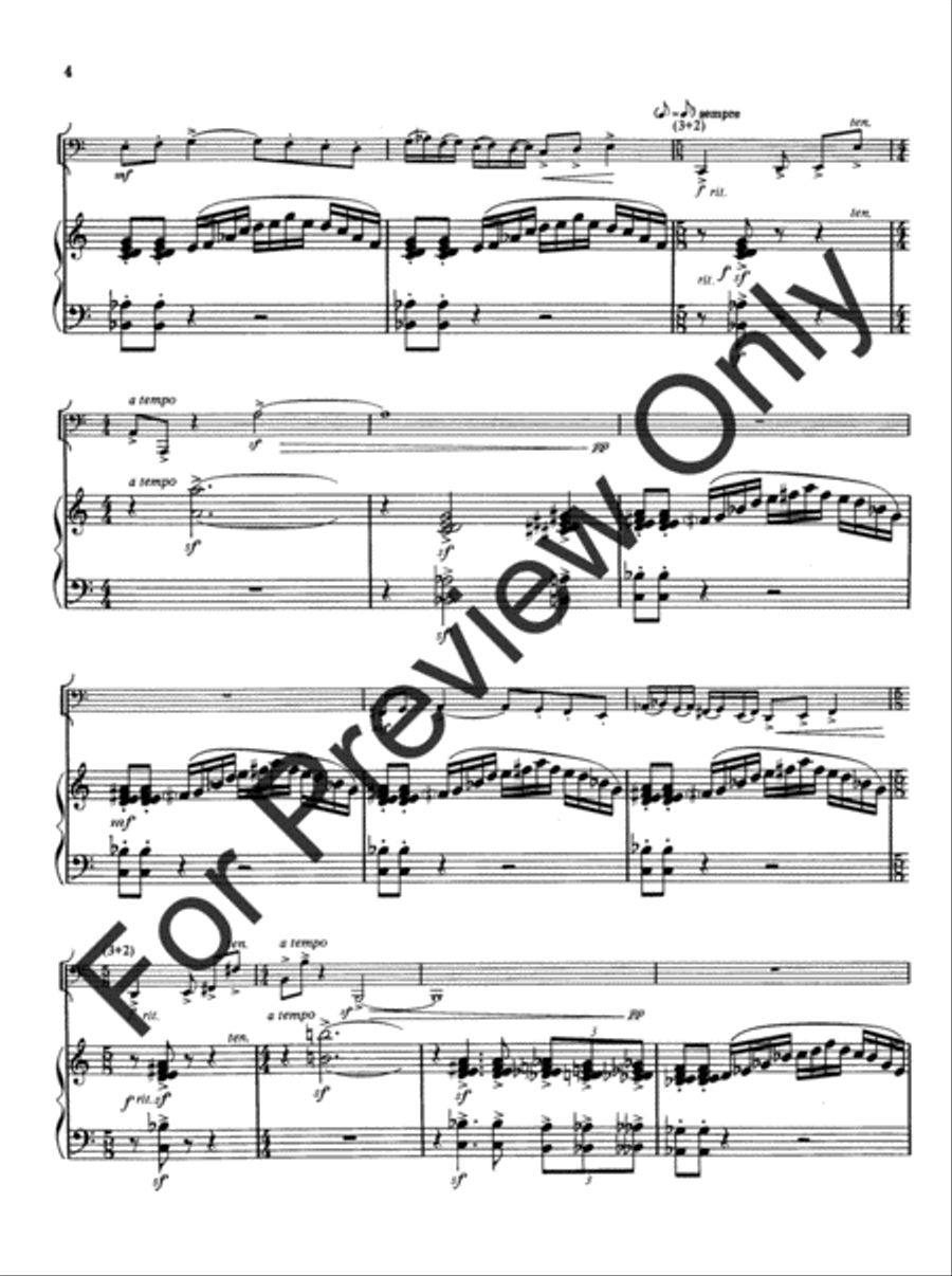 Ballad and Presto Dance Ballad and Presto Dance Tuba scores gallery preview page 6