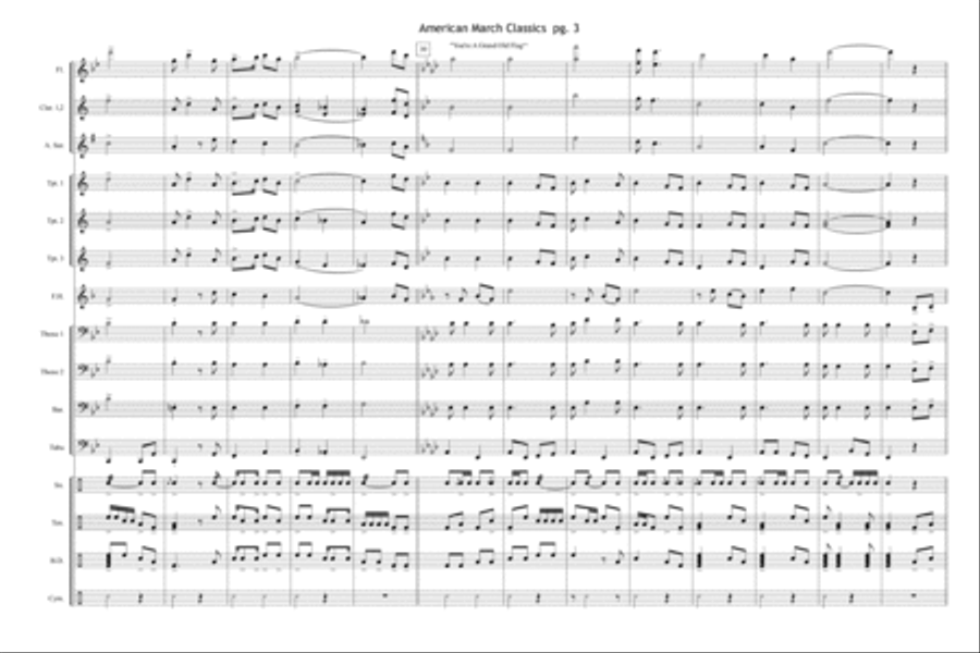 American March Classics American March Classics Marching Band scores gallery preview page 4