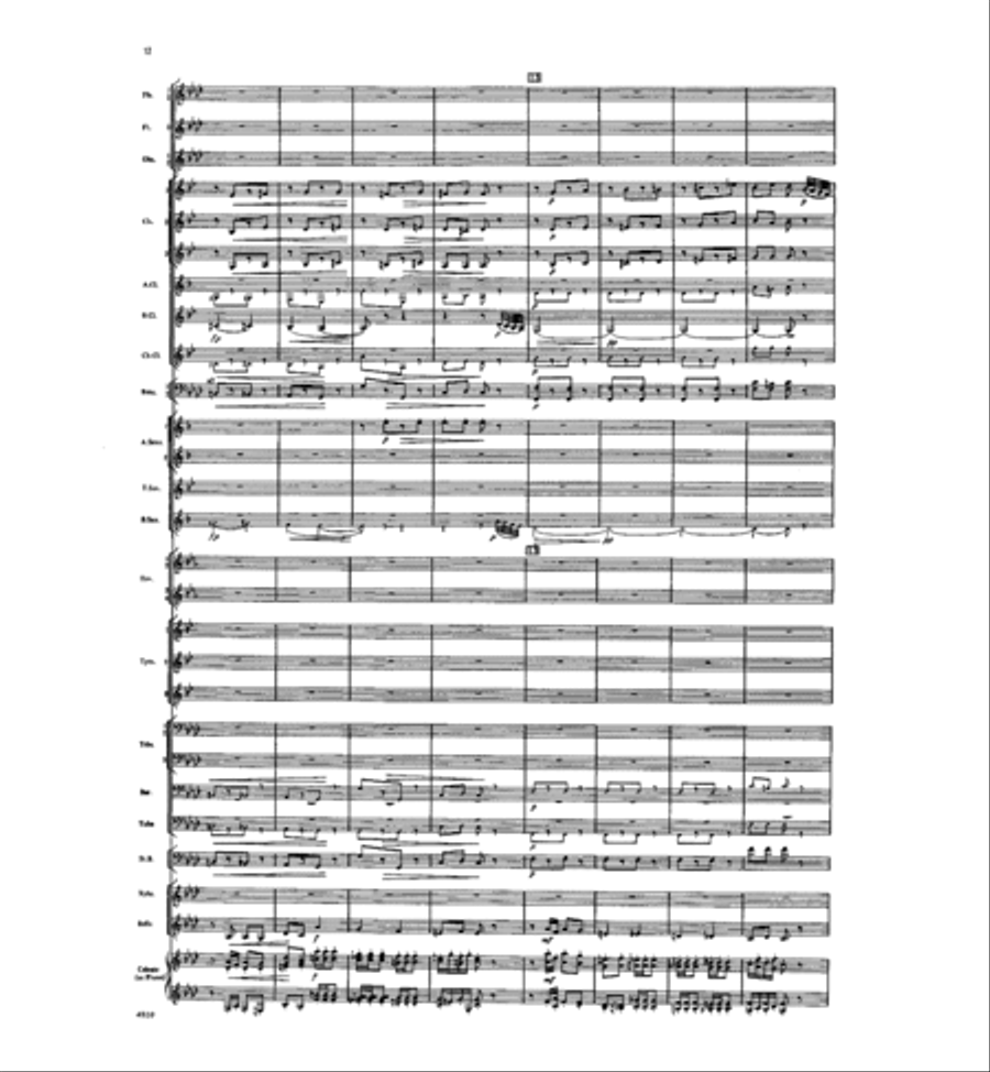 Selections from the Nutcracker Suite Concert Band scores gallery preview page 10