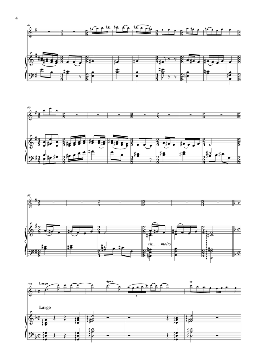 DOJRANKA - Suite for flute and piano from the Ballet Labin i Dojrana Flute Solo scores gallery preview page 5