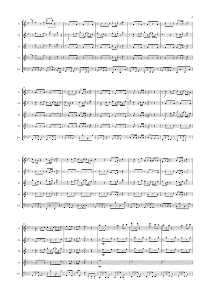 Five-note Disco! (Wind Quintet) - Score image number null