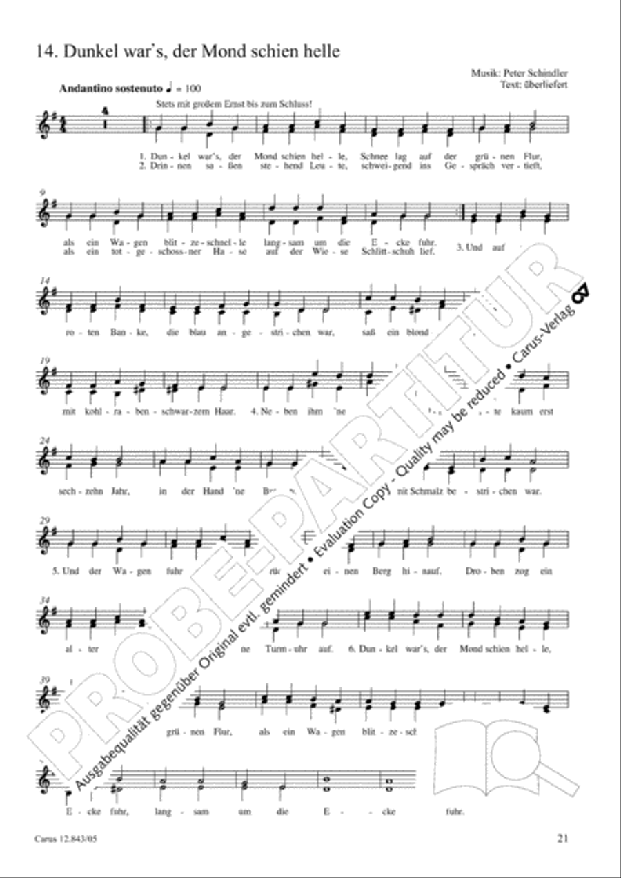 Gruselsongs, Band 1 Gruselsongs, Band 1 Choir scores gallery preview page 22