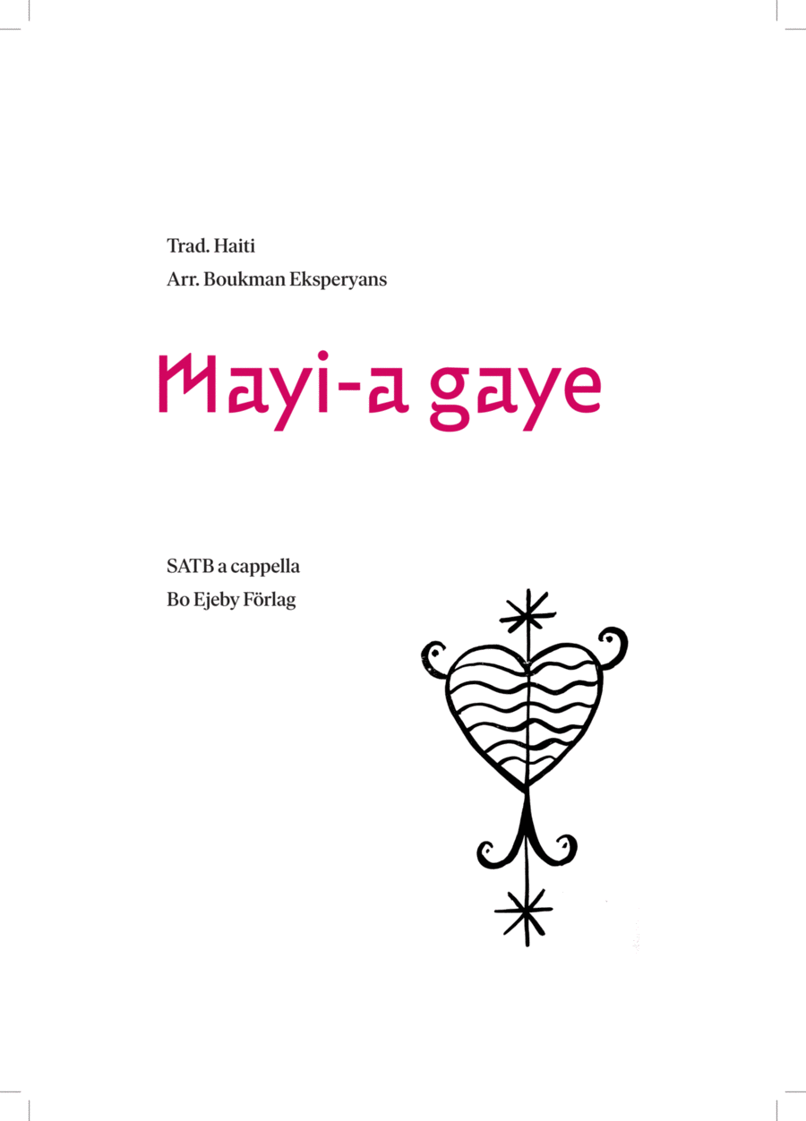 Mayi-a gaye 4-Part scores gallery preview page 1