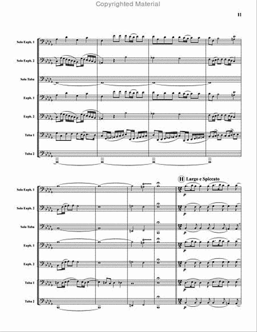 Concerto Grosso Concerto Grosso Euphonium scores gallery preview page 6