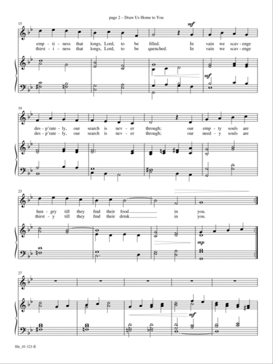 Draw Us Home to You Voice Solo scores gallery preview page 2