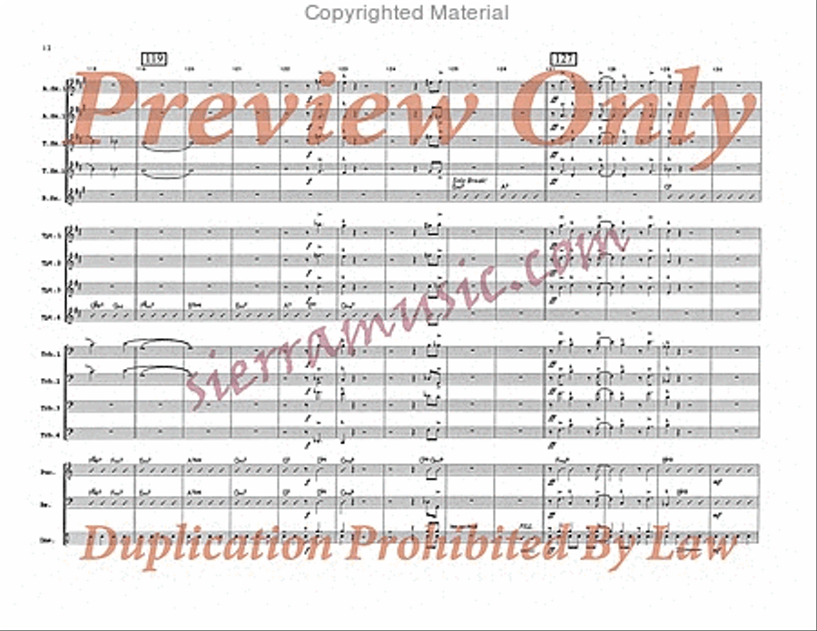 After You've Gone Big Band scores gallery preview page 13
