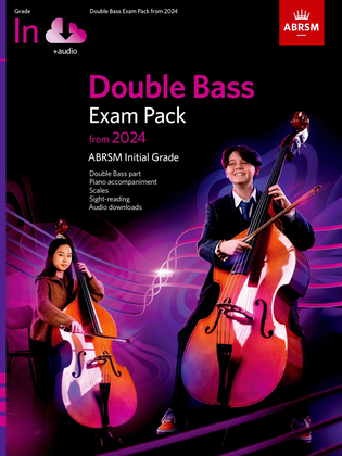 Book cover for Double Bass Exam Pack from 2024