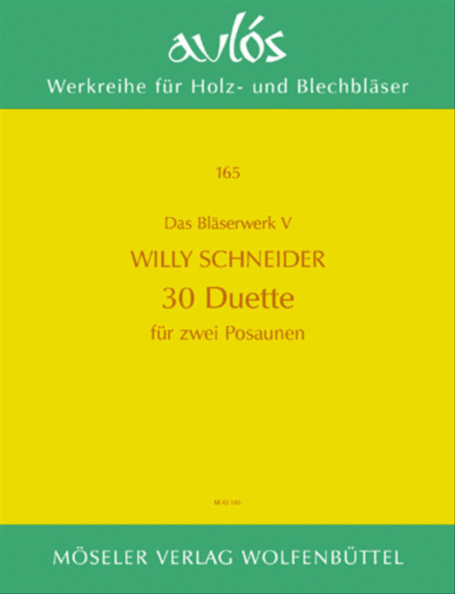 30 Duette Trombone Duet scores gallery preview page 1