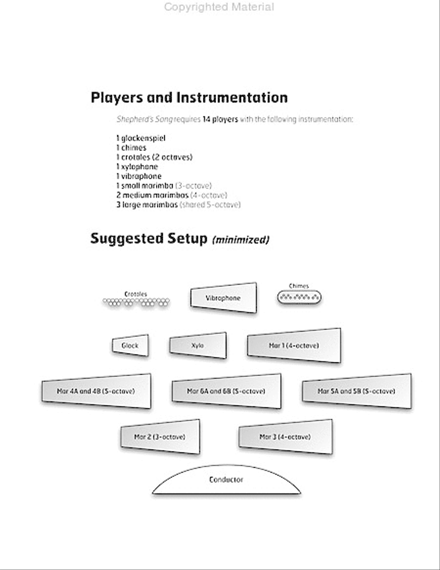 Shepherd's Song Percussion Ensemble scores gallery preview page 4