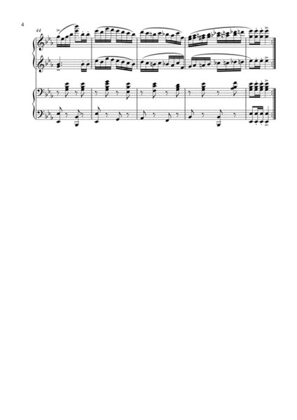 Rachmaninoff - Italian Polka - 1 piano 4 hands image number null