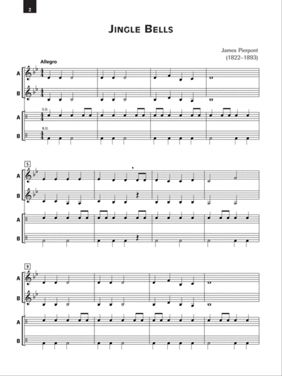 Accent on Christmas and Holiday Ensembles Concert Band scores gallery preview page 3