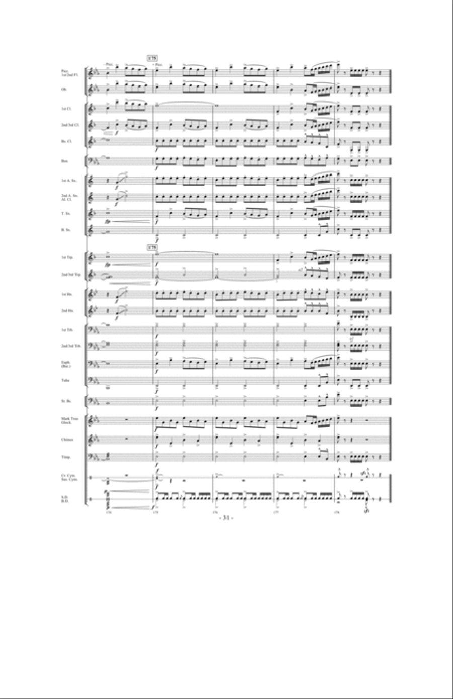 Towards a New Horizon Concert Band scores gallery preview page 30
