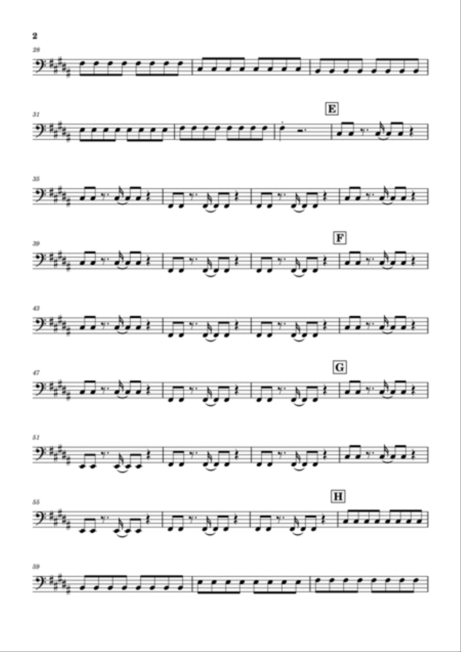 You Oughta Know Bass Guitar scores gallery preview page 2