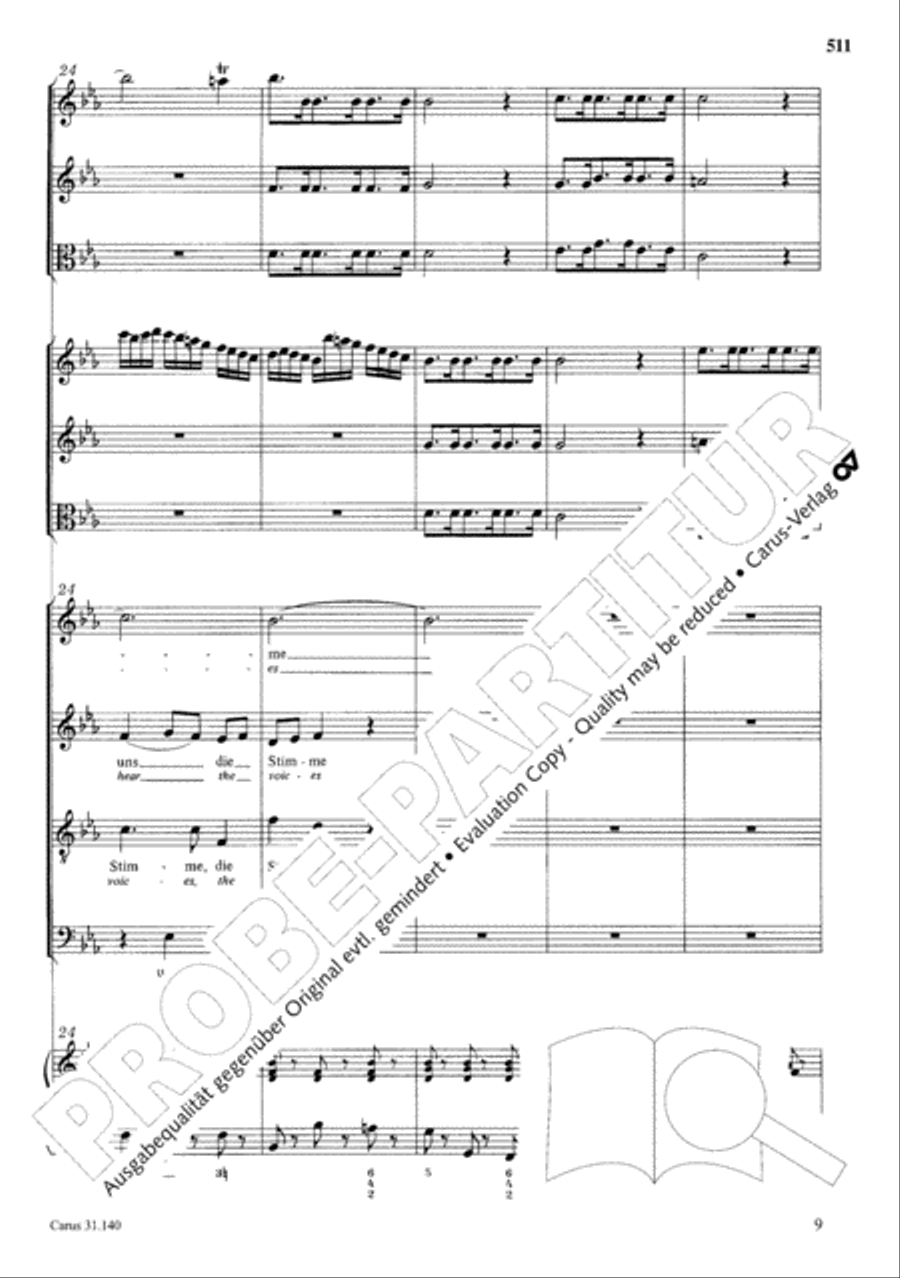 The Complete Sacred Vocal Works (Das geistliche Vokalwerk) Voice scores gallery preview page 512