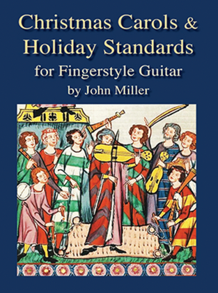 Book cover for Christmas Carols & Holiday Standards for Fingerstyle Guitar