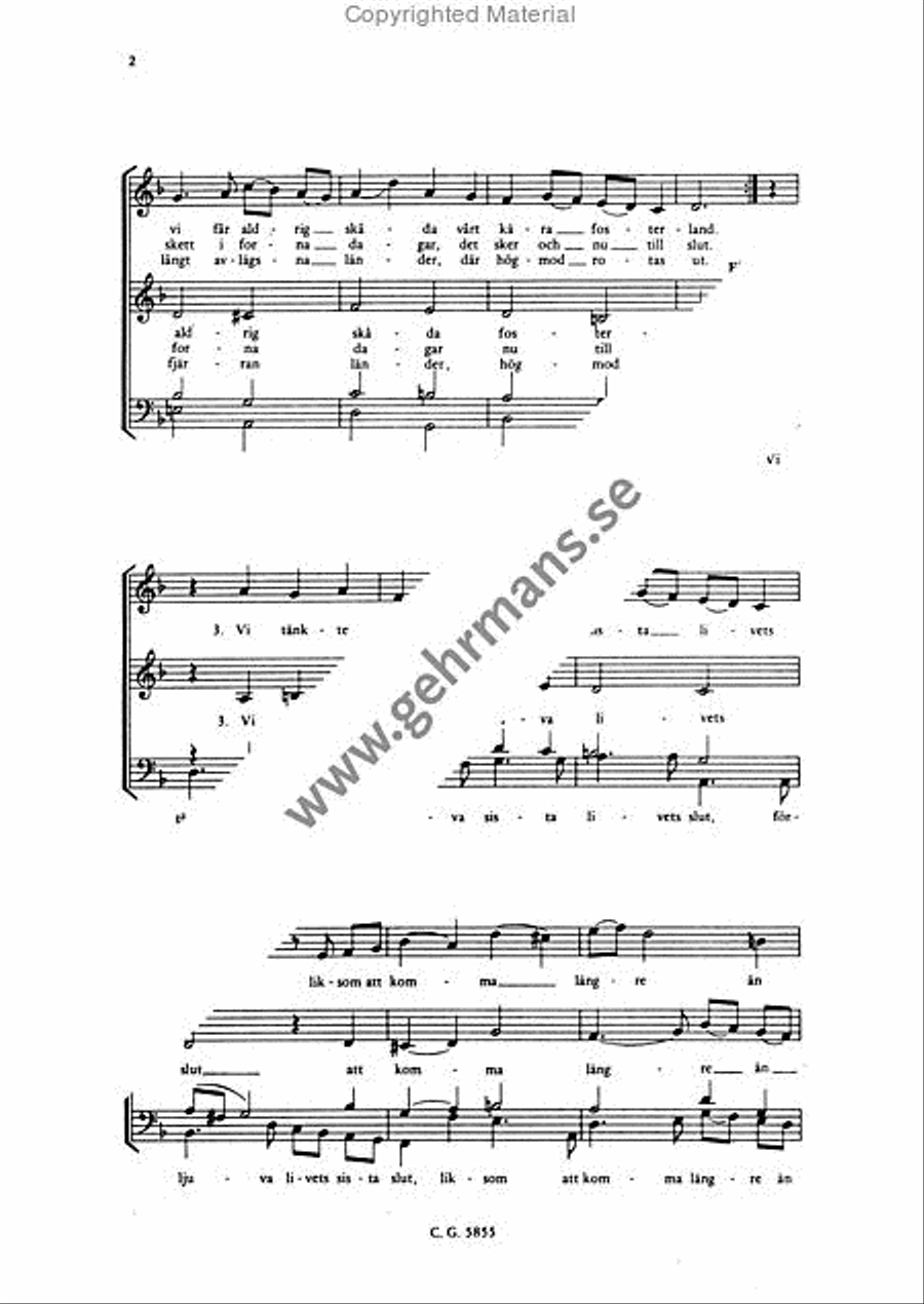 Emigrantvisa Emigrantvisa 4-Part scores gallery preview page 3