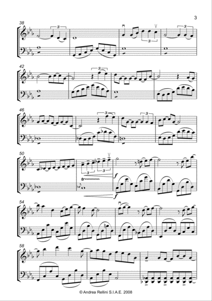 Ondivago ( Duet VIolin & Cello) Ondivago ( Duet VIolin & Cello) String Duet scores gallery preview page 4