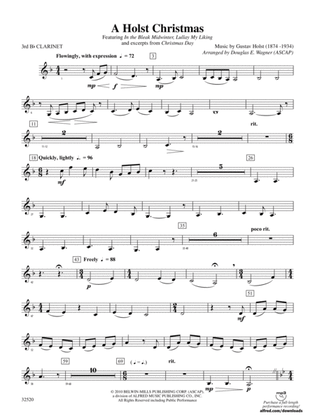 A Holst Christmas: 3rd B-flat Clarinet