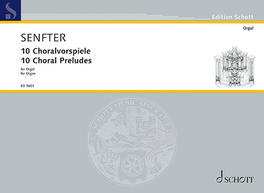 10 Choral Preludes 10 Choral Preludes Organ scores gallery preview page 1