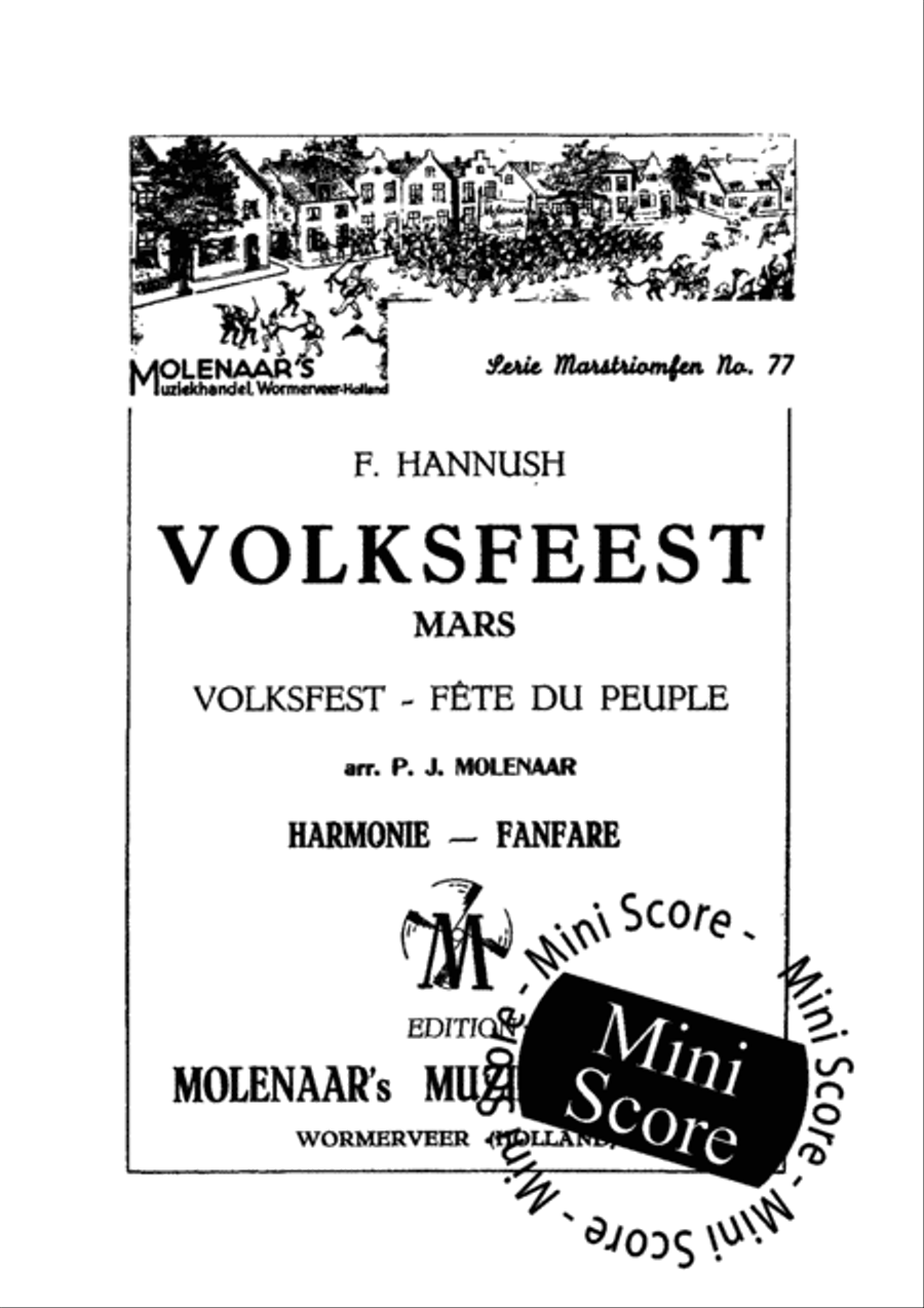 Volksfeest Concert Band scores gallery preview page 3
