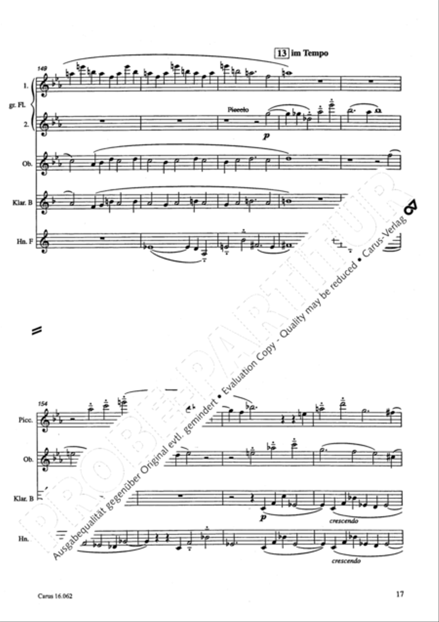 Musik fur sechs Blaser Musik fur sechs Blaser Bassoon scores gallery preview page 20