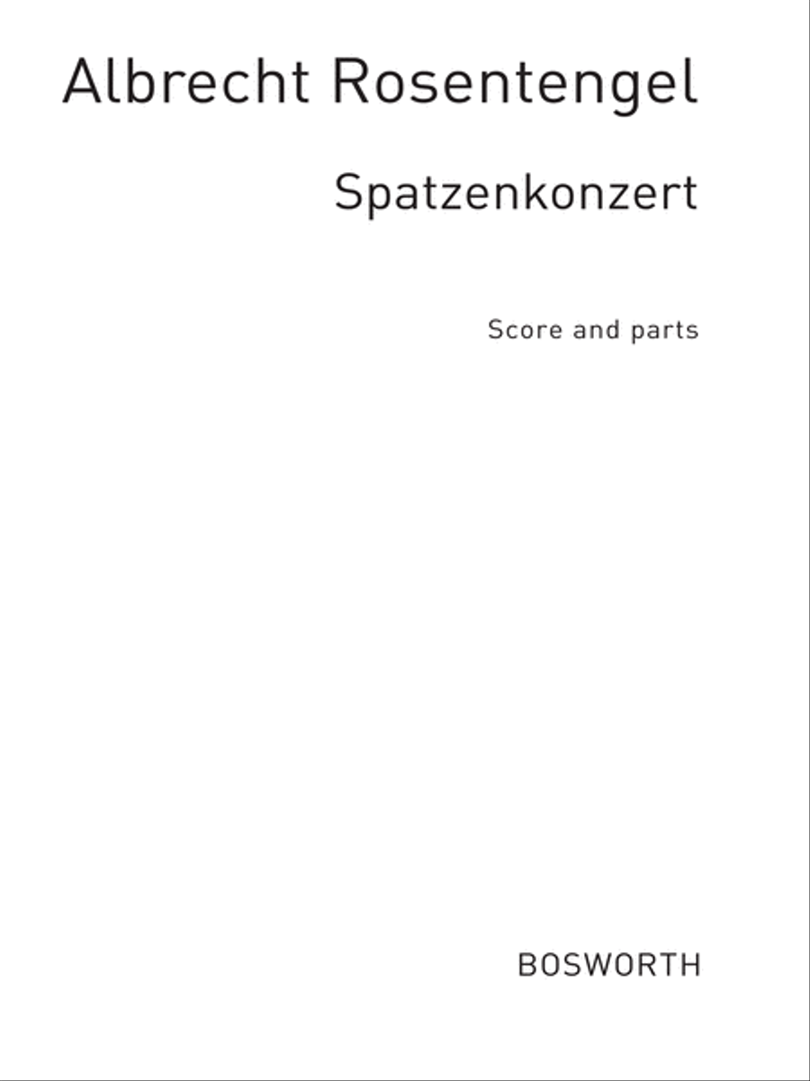 Spatzenkonzert Spatzenkonzert School and Community scores gallery preview page 1