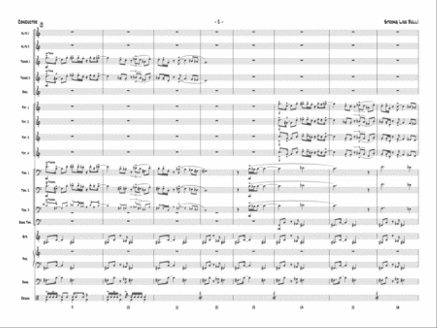 Strong Like Bull! Jazz Ensemble scores gallery preview page 3