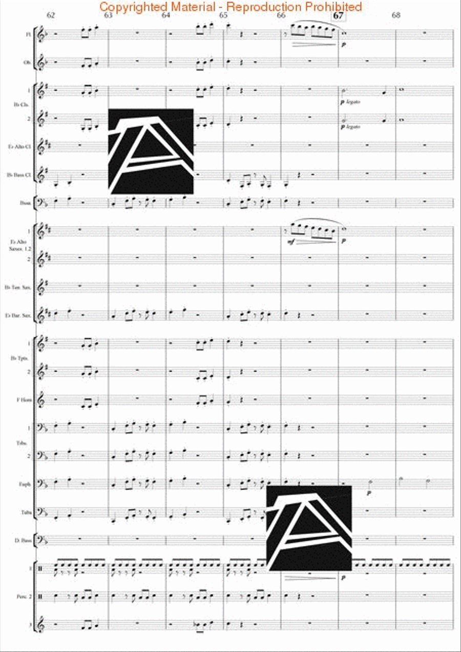 Jazz Suite No. 2 - Finale Concert Band scores gallery preview page 11