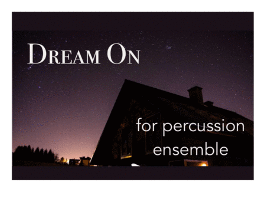 Dream On Percussion Ensemble scores gallery preview page 1
