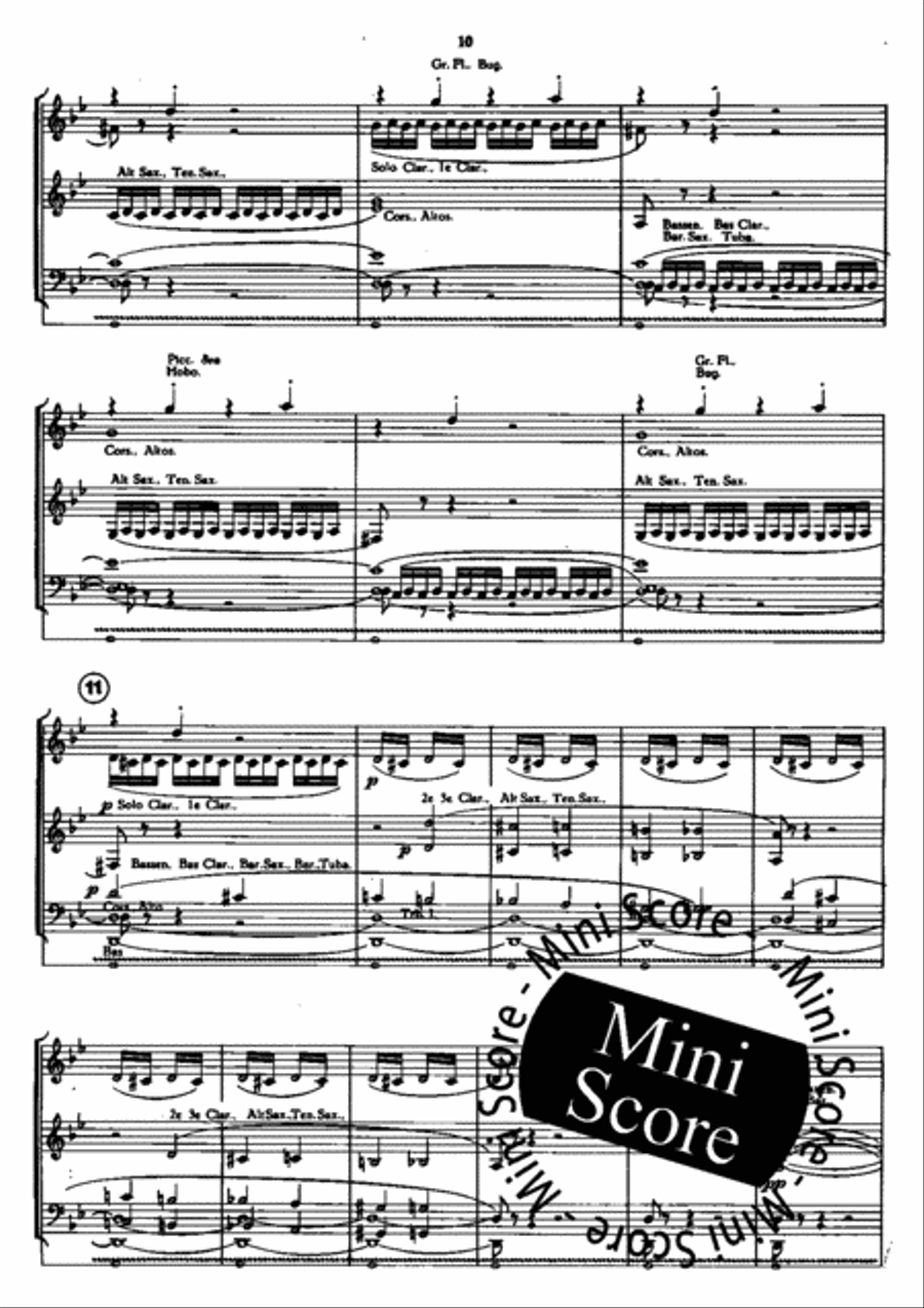 Wilhelm Tell/Guillaume Tell Concert Band scores gallery preview page 16