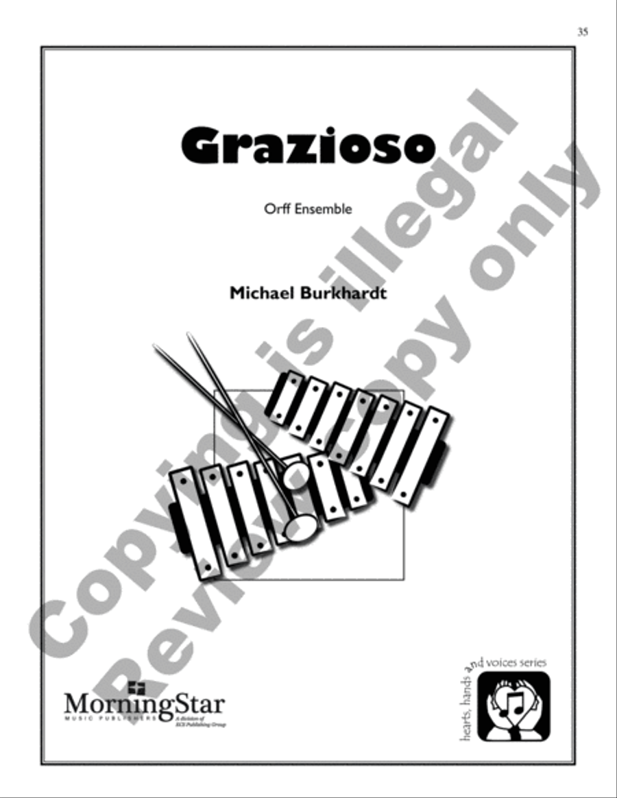 Six Original Compositions for Orff Ensemble Sacred scores gallery preview page 15