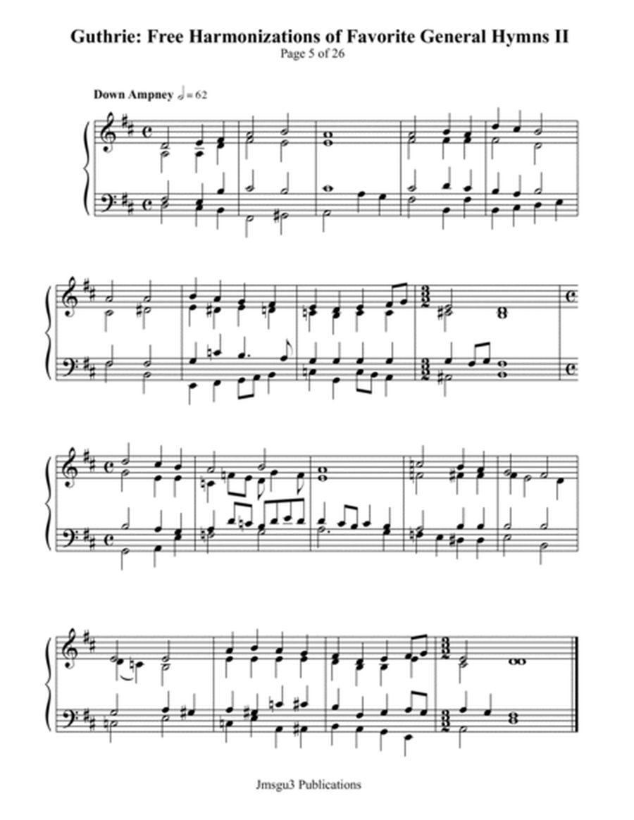 Guthrie: Free Harmonizations of Favorite General Hymns Vol. 2 image number null